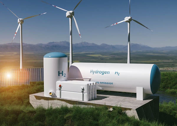 Electrolysis of water to produce hydrogen